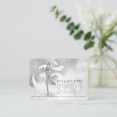 YOGA 10クラスパスアポイントメント瞑想ポーズルーム ロイヤリティカード (スタンド正面)