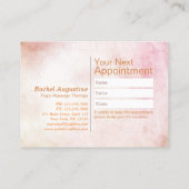 YOGA 10クラスパスアポイントメント瞑想ポーズルーム 予約カード (裏面)