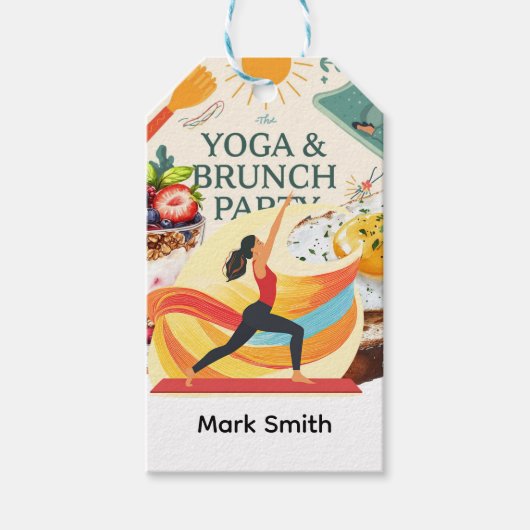 Yoga and Brunch Party  ギフトタグ (正面)