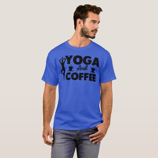 Yoga And Coffeetshirt girl Tシャツ (正面フル)
