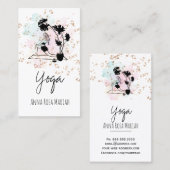 *~*  Yoga AP33 Rainbow Spiritual Chakra Plant 名刺 (正面/裏面)