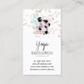 *~*  Yoga AP33 Rainbow Spiritual Chakra Plant 名刺 (裏面)