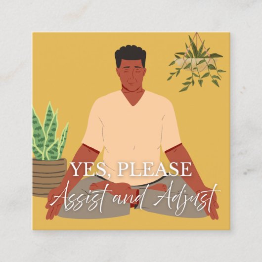 Yoga Assist Cards コーリングカード (正面)