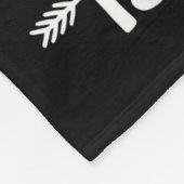 Yoga Because Punching People Is Wrong フリースブランケット (角)