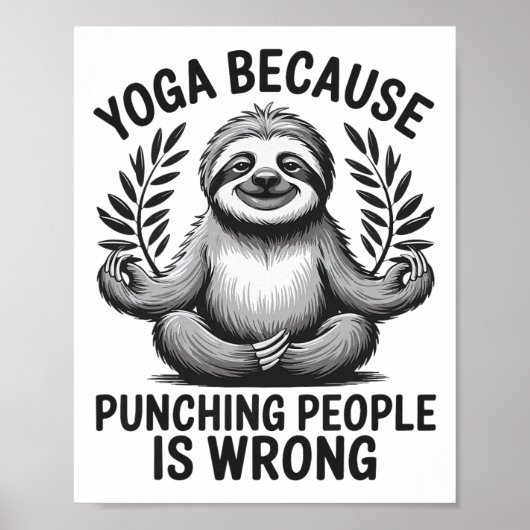Yoga Because Punching People Is Wrong _5  ポスター (正面)