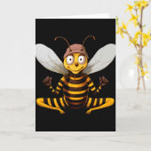 Yoga Bee  カード (黄色い花)