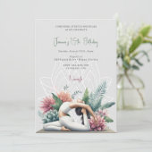 Yoga birthday party 招待状 (スタンド正面)