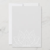 Yoga birthday party 招待状 (裏面)