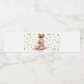 Yoga Birthday Party for Siamese Cat Lovers  ペットボトルラベル (シングルラベル)