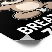 Yoga Breathe In Zzz Out Sloth _1  ポスター (角)