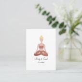  Yoga Business Card Visitenkarte 名刺 (スタンド正面)