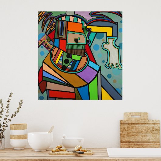 "Yoga" by Ruchell Alexander ポスター (キッチン)