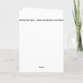 yoga candle digital - 2012 as greeting card カード (裏面)