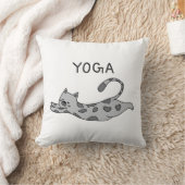 Yoga Cat クッション (ブランケット)