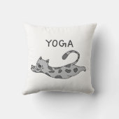 Yoga Cat クッション (裏面)
