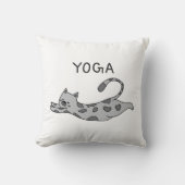 Yoga Cat クッション (正面)