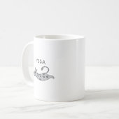 Yoga Cat コーヒーマグカップ (正面左)