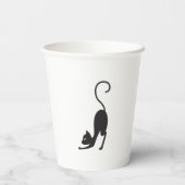 Yoga cat 紙コップ (裏面)