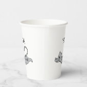 Yoga Cat 紙コップ (右)