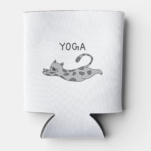 Yoga Cat 缶クーラー (正面)