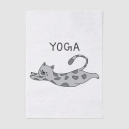 Yoga Cat 薄葉紙