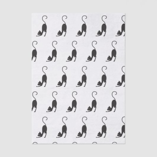 Yoga cat 薄葉紙 (正面)