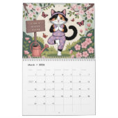 Yoga Cats Calendar 2026 カレンダー (3月 2026)