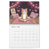 Yoga Cats Calendar 2026 カレンダー (2月 2026)