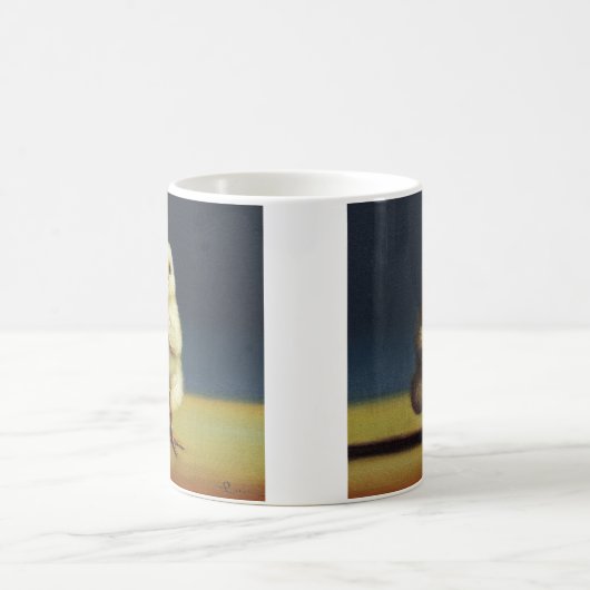 Yoga Chick Tree Pose - Mug コーヒーマグカップ (中央)