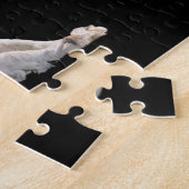 Yoga Downtown Dog – エネルギー引用文 ジグソーパズル (側面)