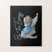 Yoga Downtown Dog – エネルギー引用文 ジグソーパズル (縦)