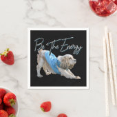 Yoga Downtown Dog – エネルギー引用文 スタンダードカクテルナプキン (インサイチュ)