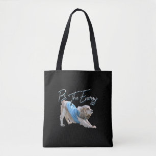 Yoga Downtown Dog – エネルギー引用文 トートバッグ