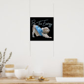 Yoga Downtown Dog – エネルギー引用文 ポスター (キッチン)