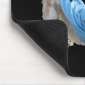 Yoga Downtown Dog – エネルギー引用文 マウスパッド (コーナー)