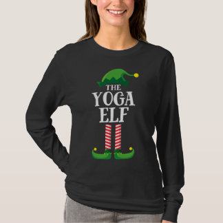 Yoga Elf Matching Family Group Christmas Party Tシャツ