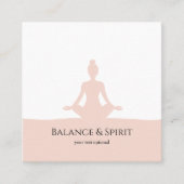 Yoga Energie Wellness  Visitenkarte スクエア名刺 (正面)