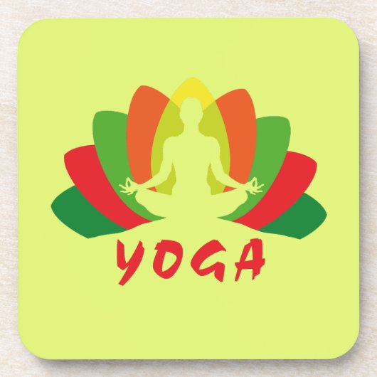 Yoga Flor de Loto コースター (正面)