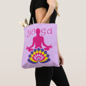 Yoga Flor de Loto トートバッグ (クローズアップ)