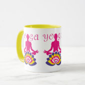 Yoga Flor de Loto マグカップ (正面左)