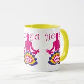 Yoga Flor de Loto マグカップ (正面右)