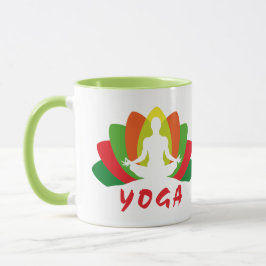 Yoga Flor de Loto マグカップ