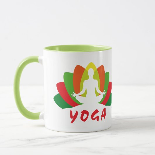 Yoga Flor de Loto マグカップ (左)