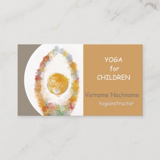 Yoga for children 名刺 (正面)