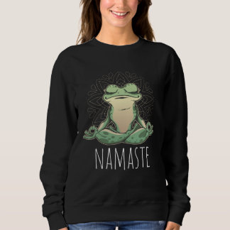 Yoga Frog Namaste スウェットシャツ