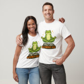 Yoga Frog "Stay Calm & Ribbit On" Tシャツ (ユニセックス)