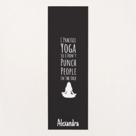 Yoga Gag Gifts Novelty Custom Personalized Funny  ヨガマット