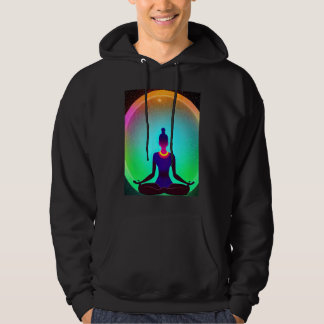 Yoga Girl Female Sun Salutation Meditation Chakra  パーカ