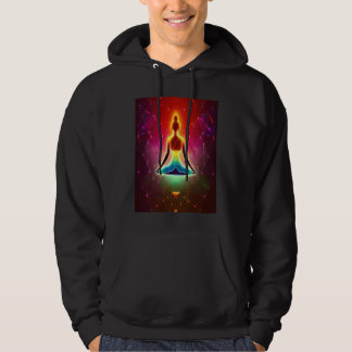 Yoga Girl Female Sun Salutation Meditation Chakra  パーカ