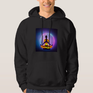 Yoga Girl Female Sun Salutation Meditation Chakra  パーカ